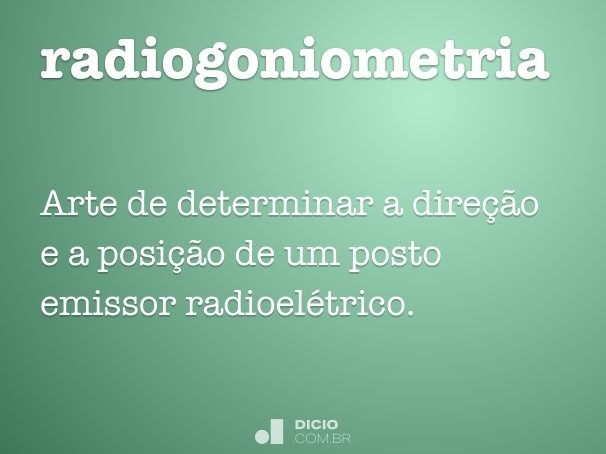 radiogoniometria