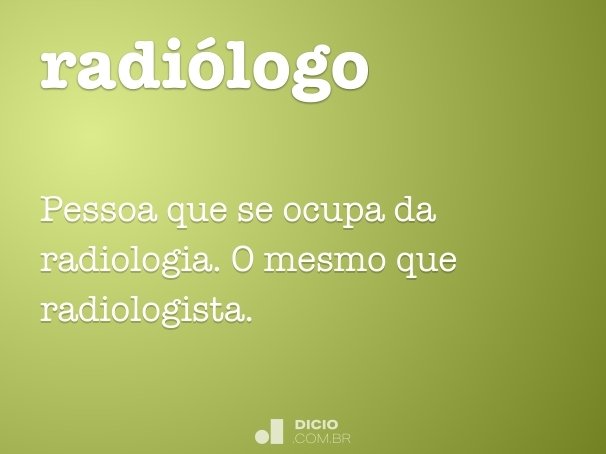 radiólogo