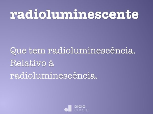 radioluminescente