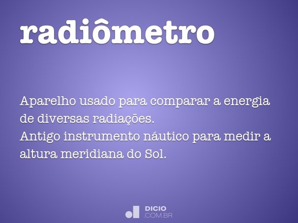radiômetro