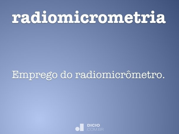 radiomicrometria
