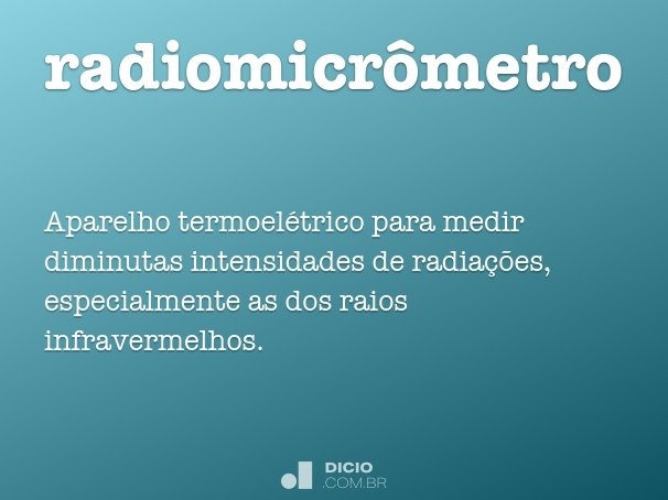 radiomicrômetro