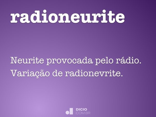 radioneurite