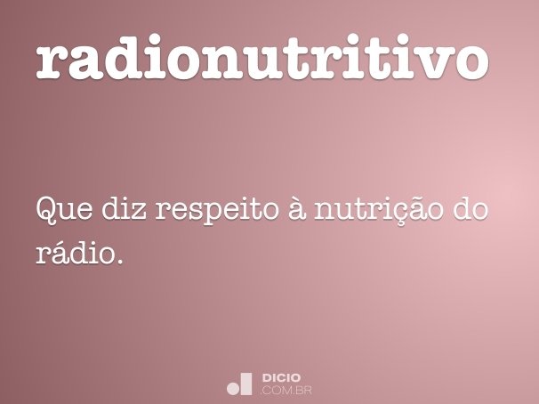 radionutritivo