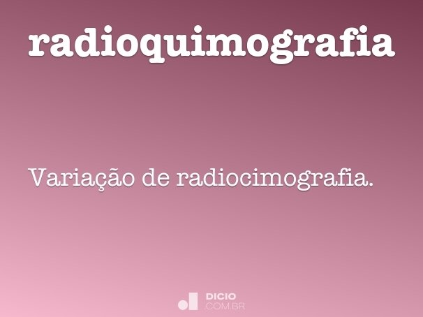 radioquimografia
