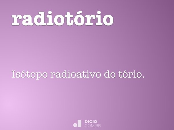 radiotório