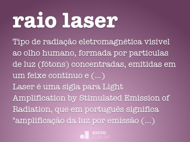 raio laser
