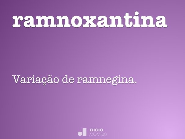 ramnoxantina