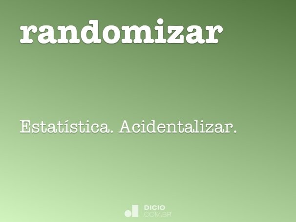 randomizar