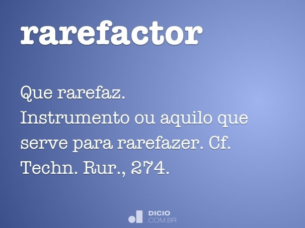 rarefactor