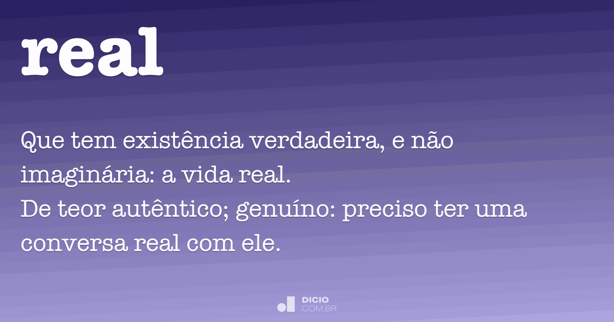 Conheça o real significado das palavras