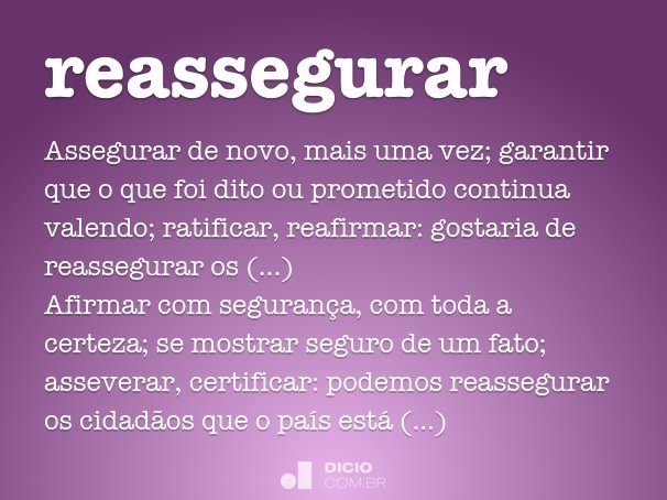 Reassegurar Dicio Dicionario Online De Portugues
