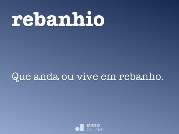 rebanhio