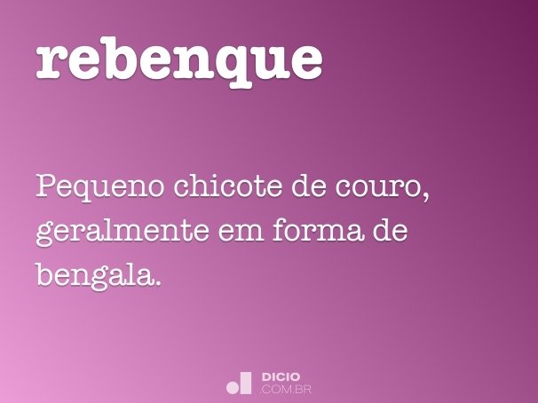 rebenque