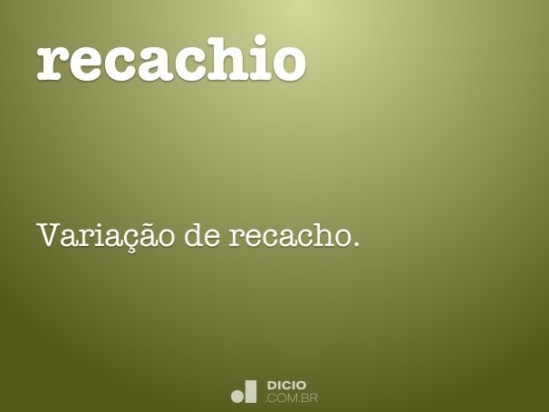 recachio