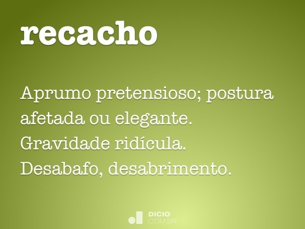 recacho
