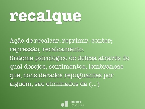recalque