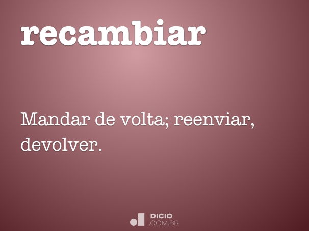 recambiar