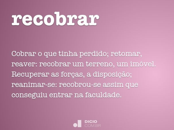 recobrar