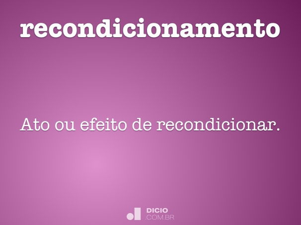 recondicionamento