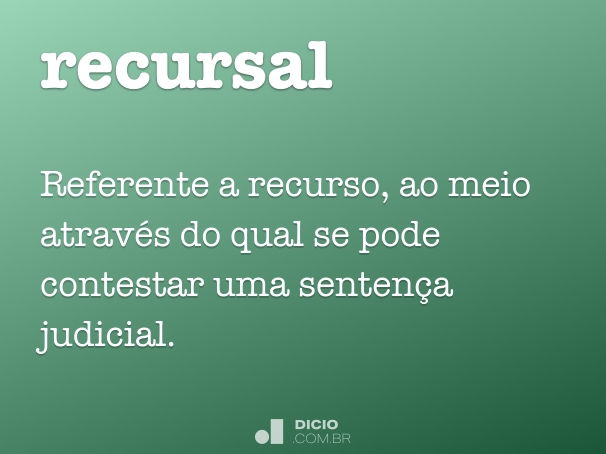 recursal