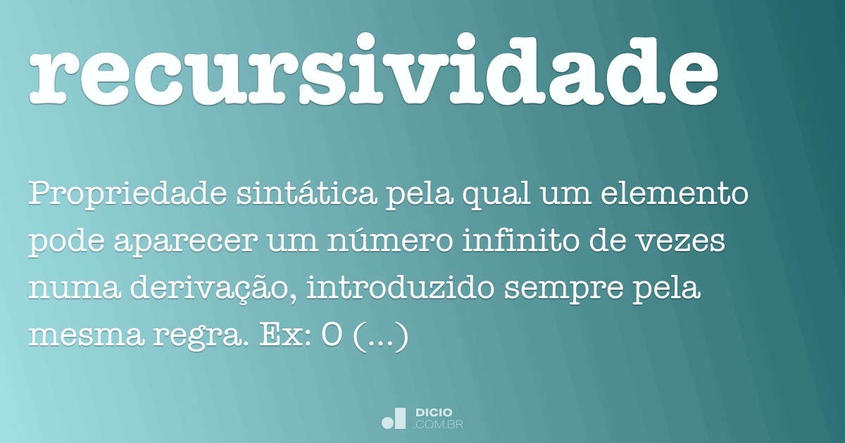 Recursividade