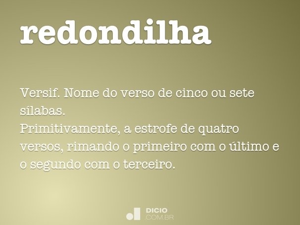 redondilha
