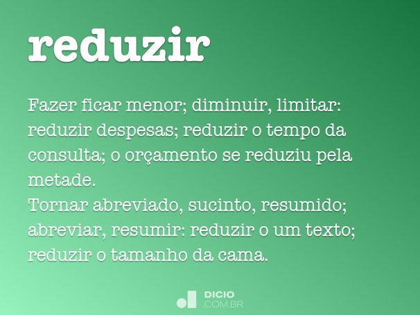 reduzir