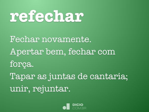 refechar