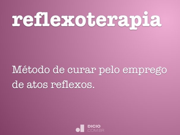 reflexoterapia