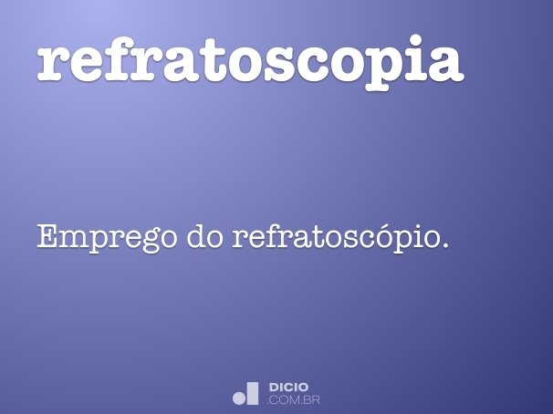 refratoscopia