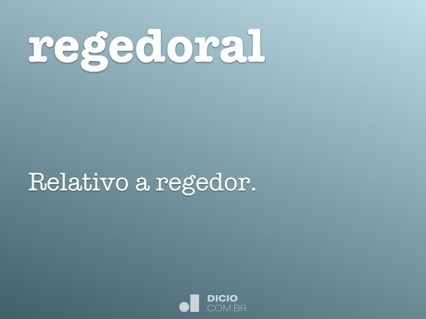 regedoral