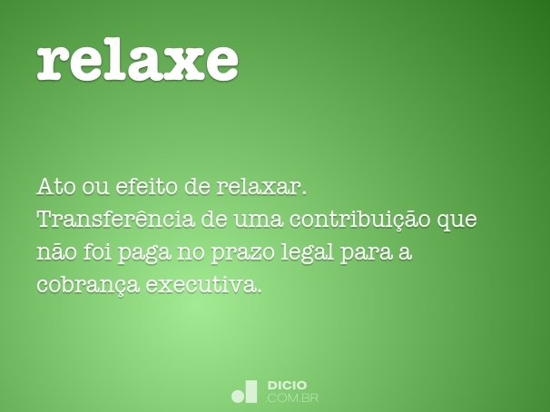 relaxe
