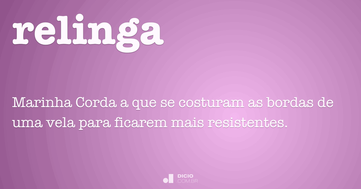 Relinga Dicio, Dicionário Online de Português