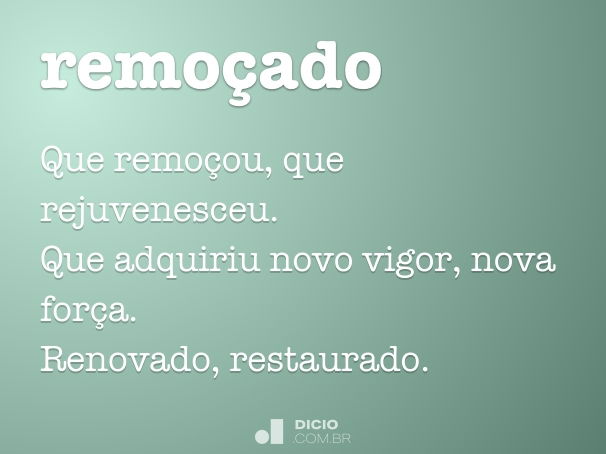 remoçado