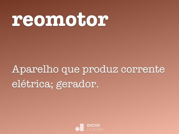 reomotor