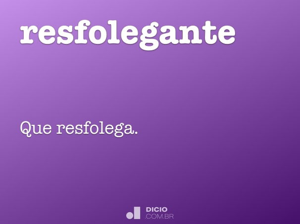 resfolegante