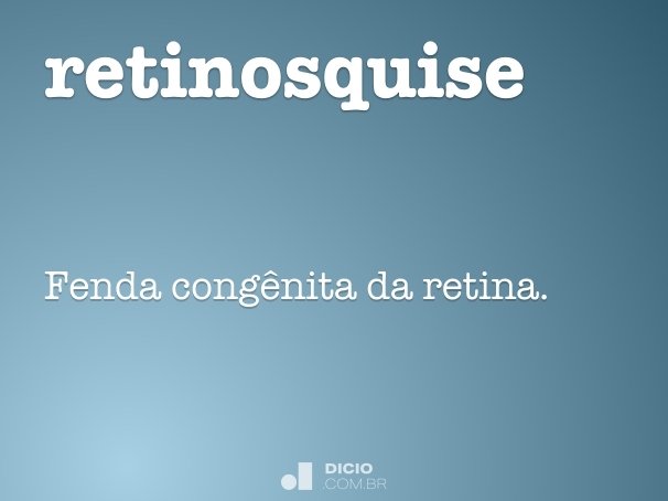 retinosquise