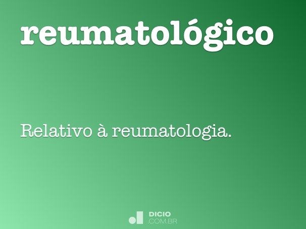 reumatológico