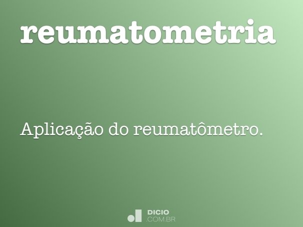 reumatometria