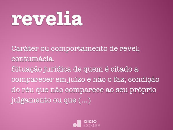 Revel - Dicio, Dicionário Online de Português