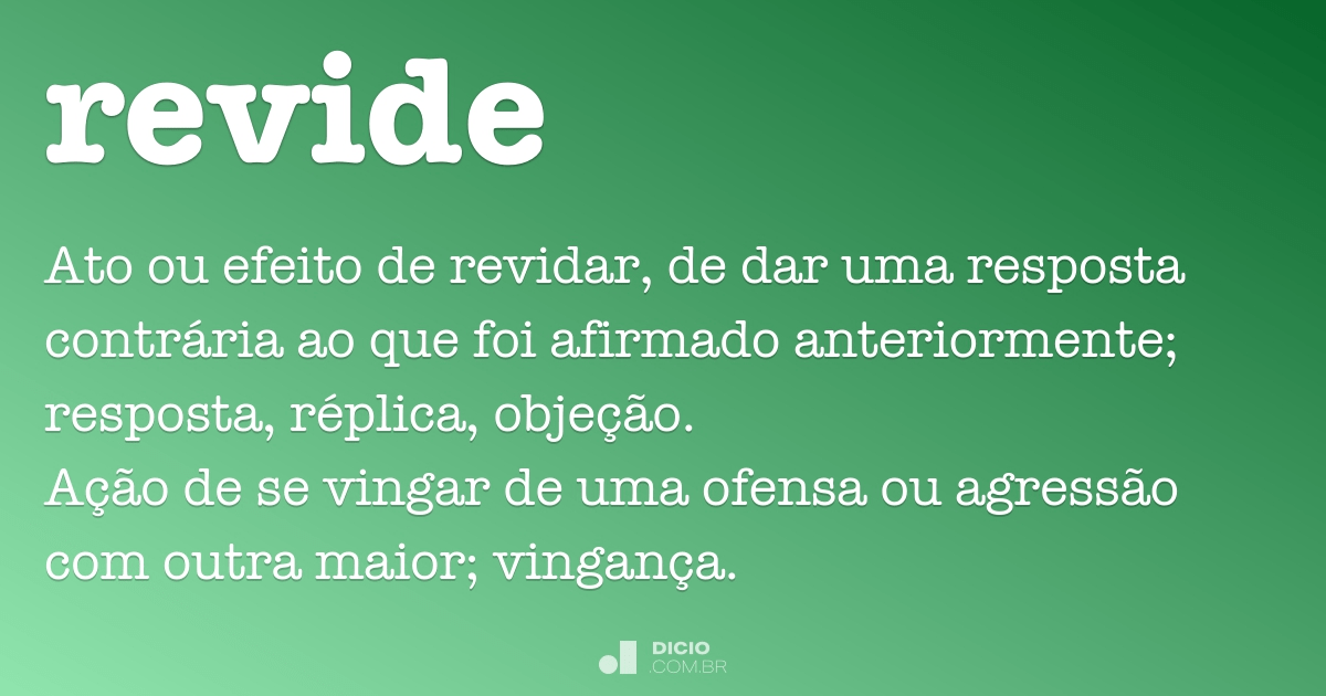 Reveria - Dicio, Dicionário Online de Português