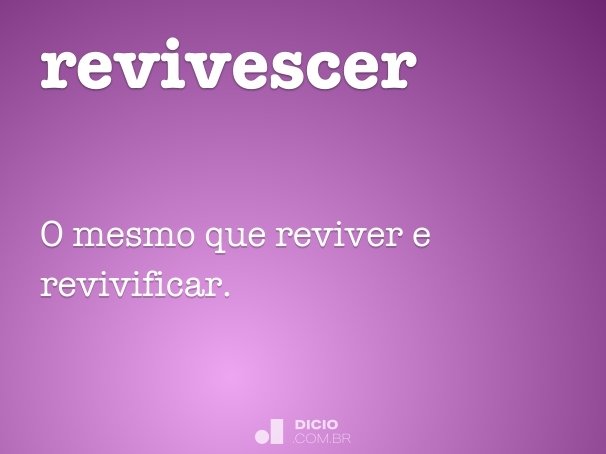 revivescer