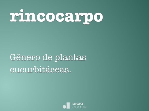 rincocarpo