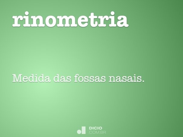 rinometria