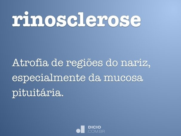 rinosclerose