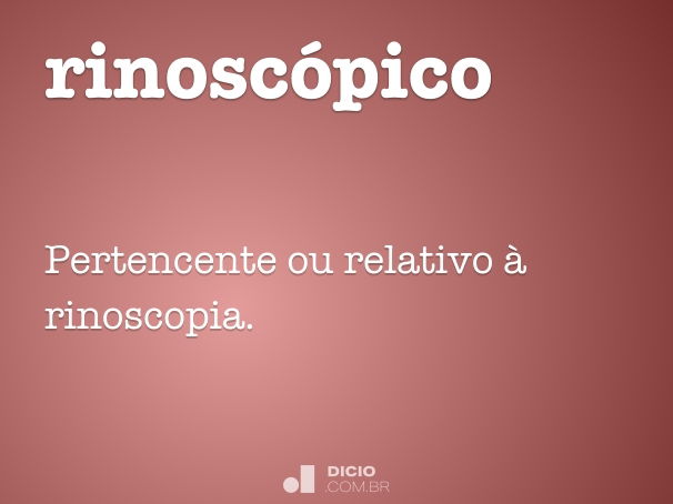 rinoscópico