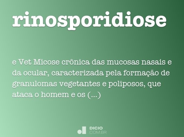 rinosporidiose
