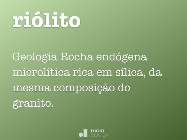 riólito