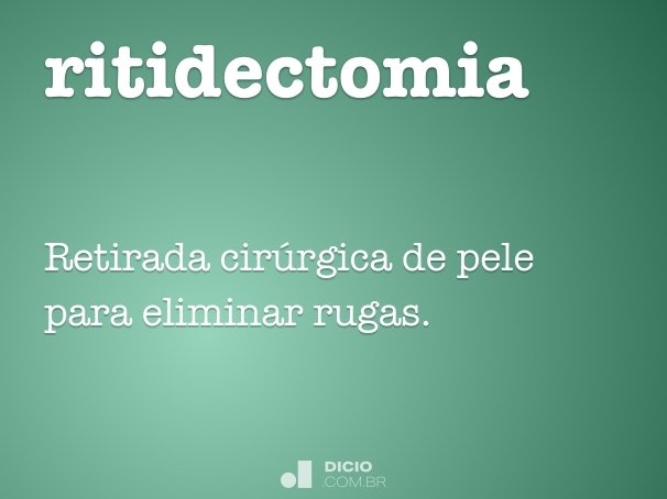 ritidectomia